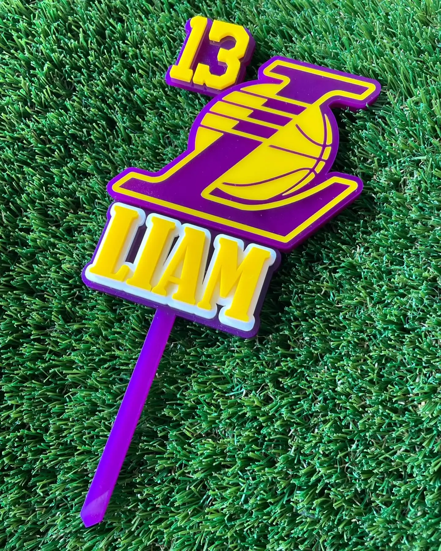 Custom laser cut cake toppers and event decor