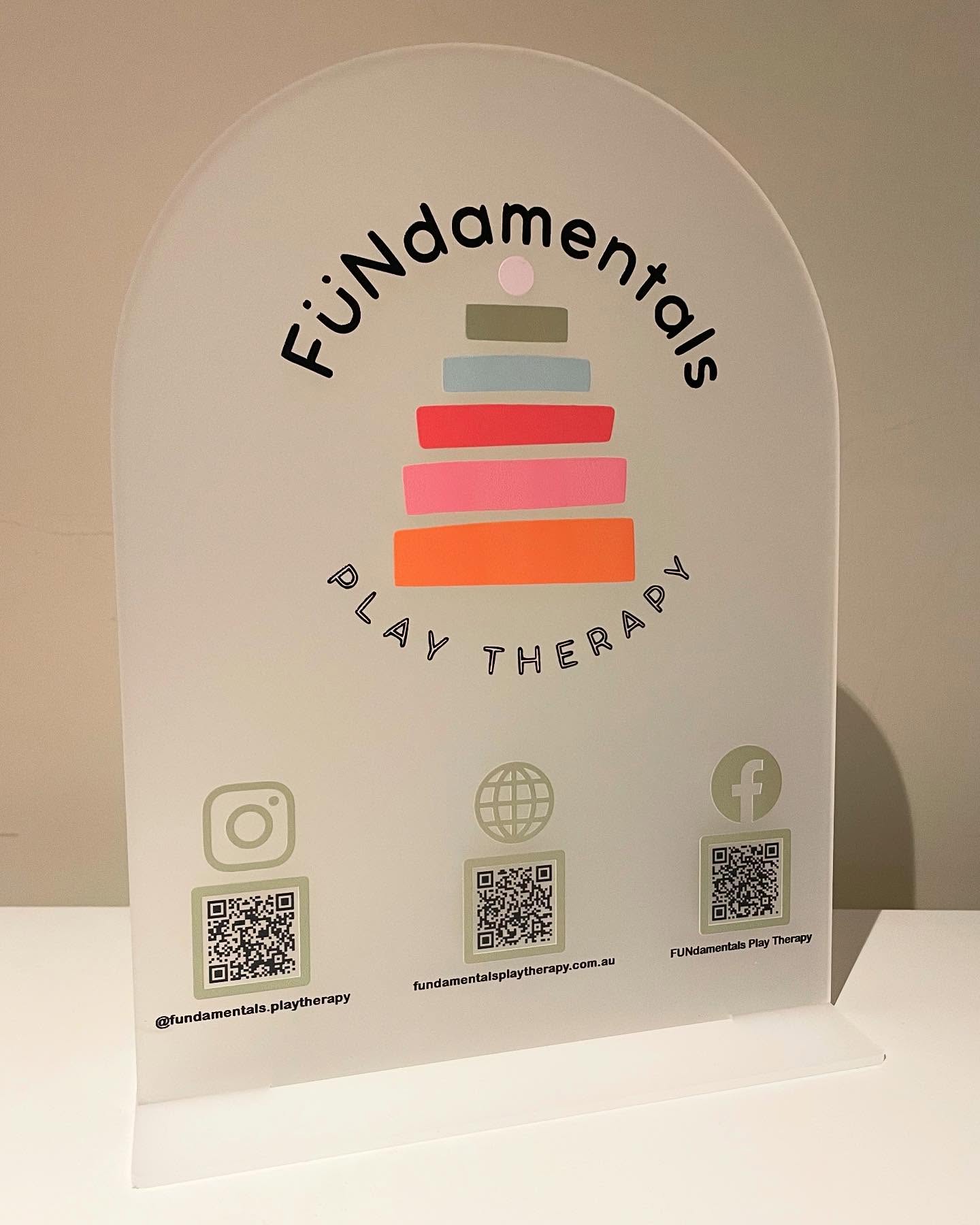 UV Printed Business QR Code